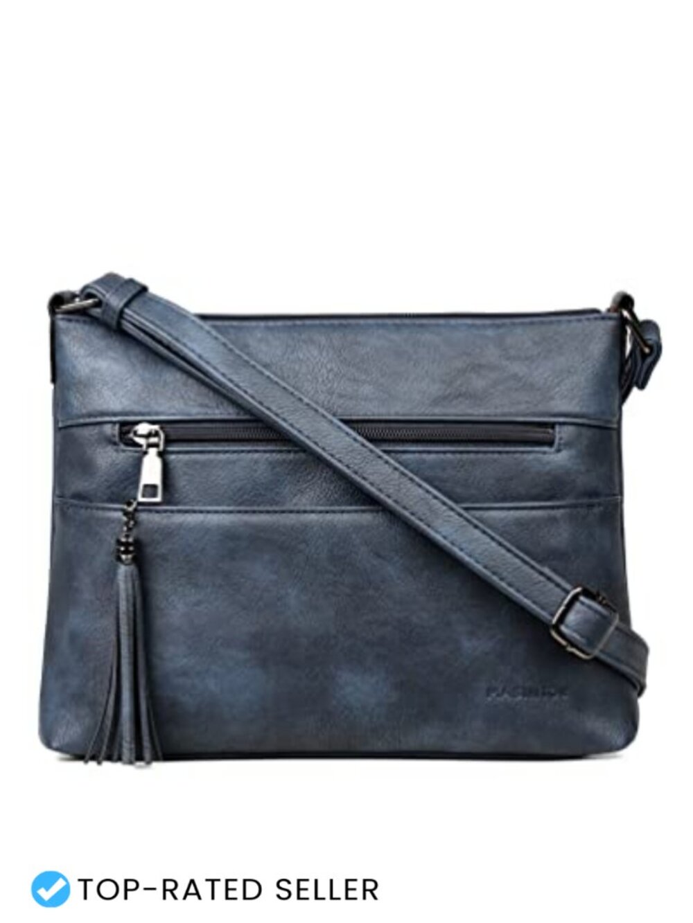 Medium Crossbody Purse Faux Leather Adjustable Strap Women's Shoulder Bag